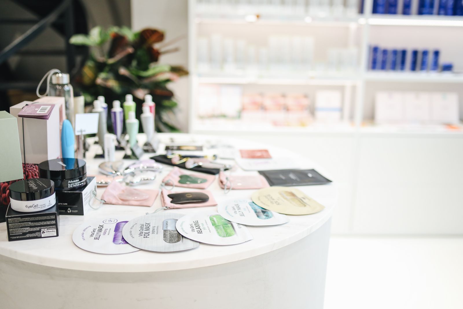 K-Beauty Shopping in Seoul: Where to Go & What to Buy (2026) An array of skincare and beauty products laid out on a surface