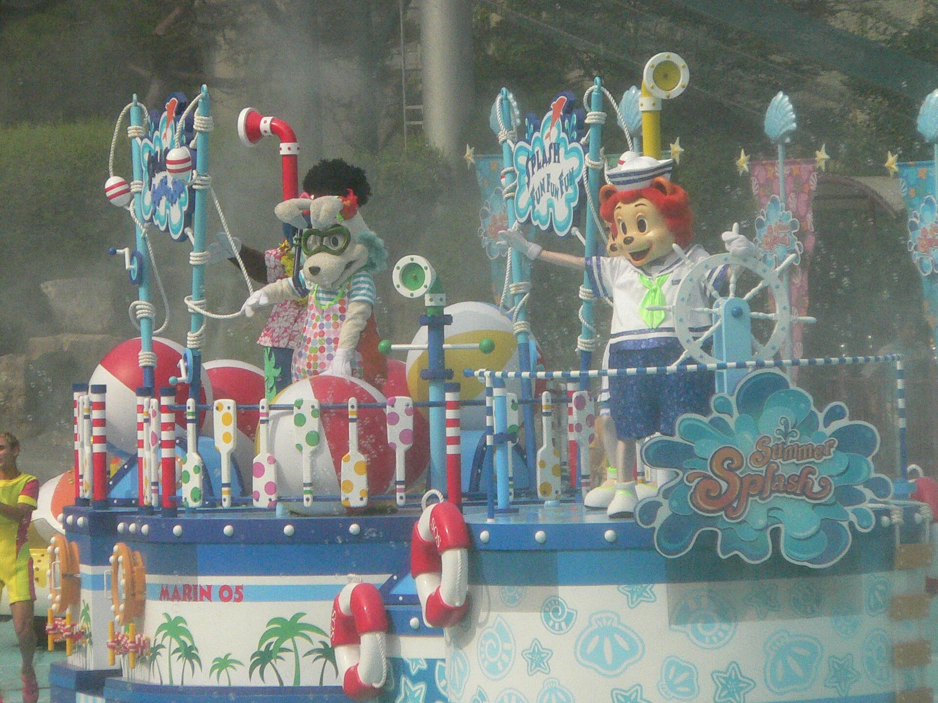 Visitors walking through Everland theme park in Yongin, a popular day trip from Seoul