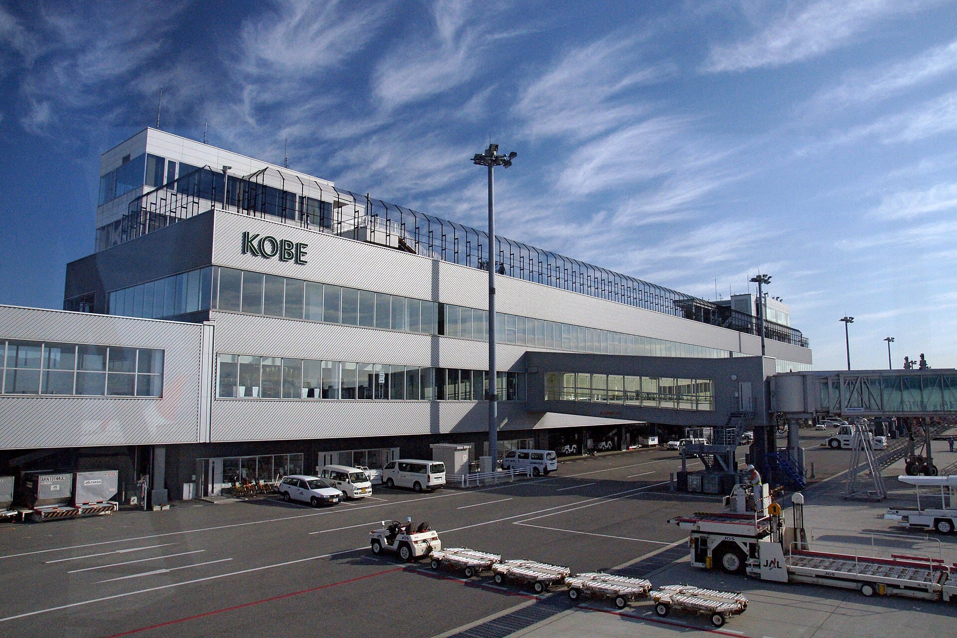 Jin Air's New Incheon–Kobe Flight: Route, Dates & Fares (2026) Kobe Airport's terminal and runway, where Jin Air's new flight from Incheon will land