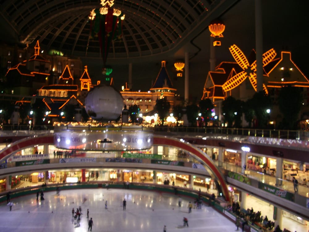 Inside Lotte World Adventure, the indoor theme park level where new rides are added