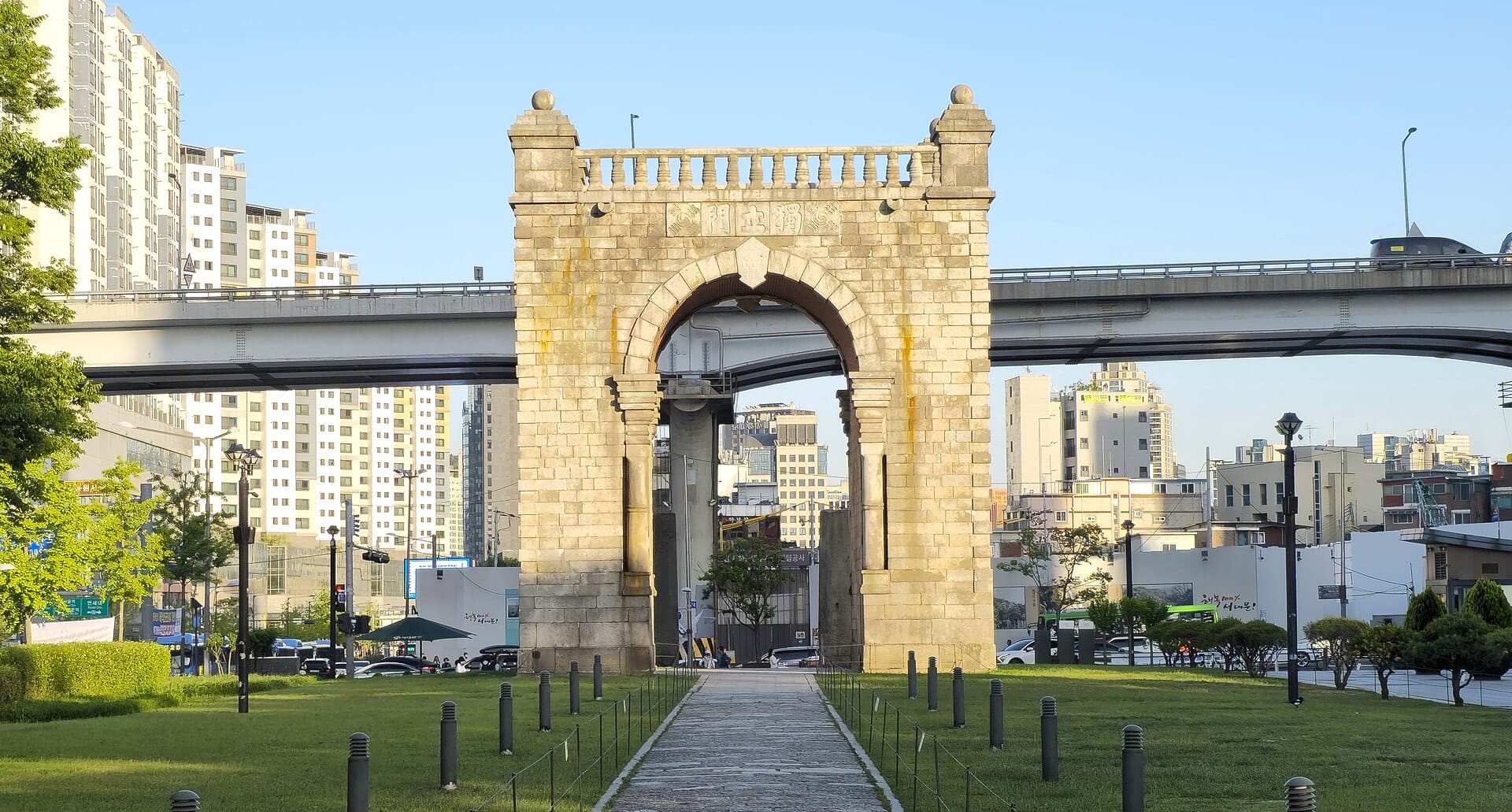Dongnimmun, the Independence Gate in Seoul, built to commemorate Korea's sovereignty