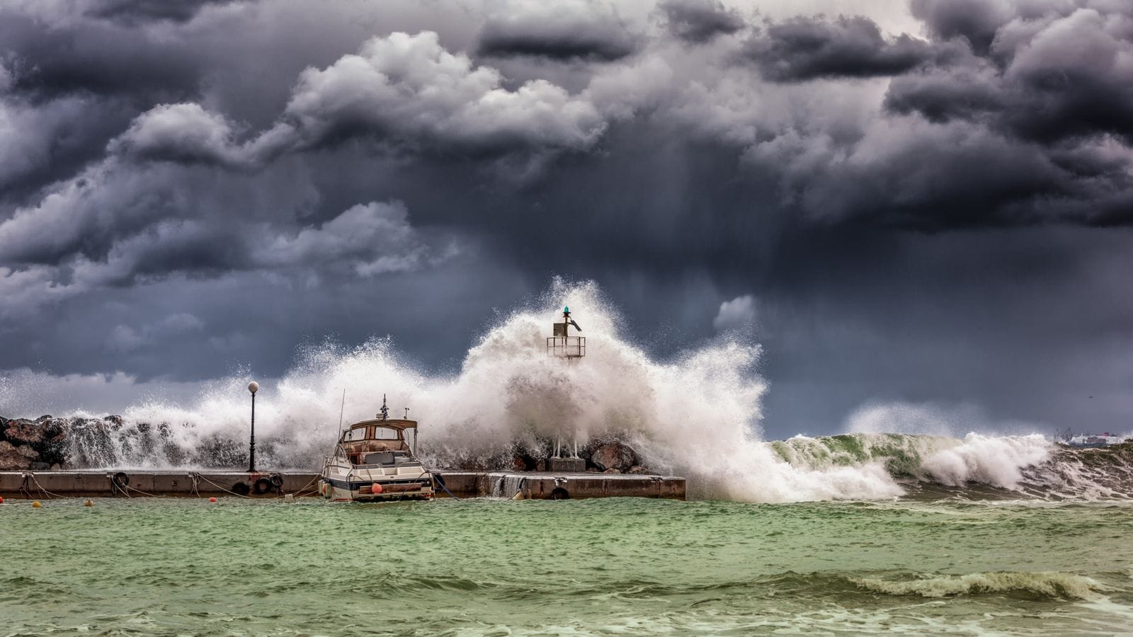 South Korea Summer 2026: Crowds, Heat, Typhoons & What to Book Now Stormy skies and rough seas typical of Korea's July-to-September typhoon season