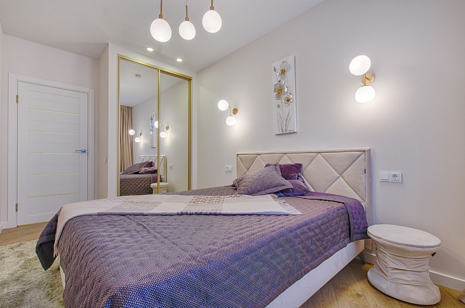 A modern hotel bedroom interior, typical of Seoul's newest hotel openings