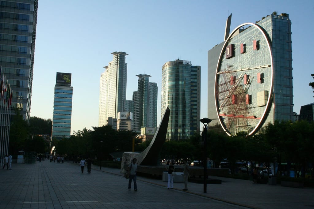Where to Stay in Gangnam, Seoul: Best Hotels for Every Budget (2026) A modern street in Gangnam, Seoul's upscale district on the south side of the Han River