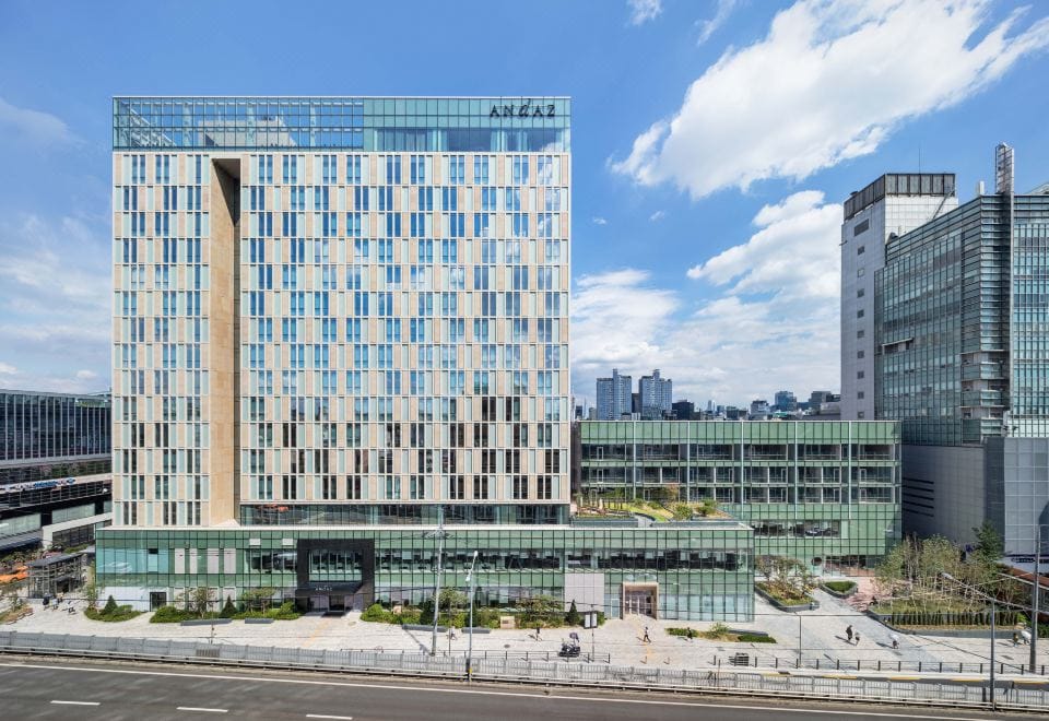 Where to Stay in Gangnam, Seoul: Best Hotels for Every Budget (2026) Andaz Seoul Gangnam, a five-star lifestyle hotel connected to Apgujeong Station