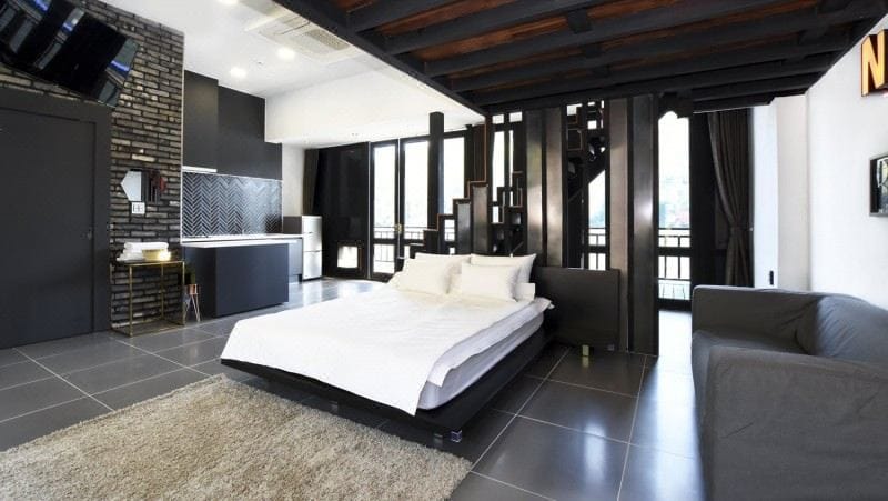 Private pool villa with high privacy walls at Villa Raon Gapyeong