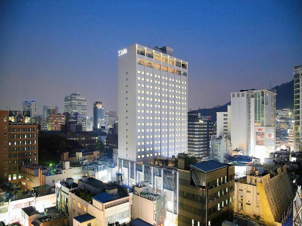 ที่พักย่านเมียงดง: โรงแรมที่ดีที่สุดทุกช่วงงบประมาณ (2026) โซลาเรีย นิชิเท็ตสึ โฮเทล โซล เมียงดง โรงแรมระดับสี่ดาว ห่างจากถนนช้อปปิ้งหลักไม่กี่ก้าว