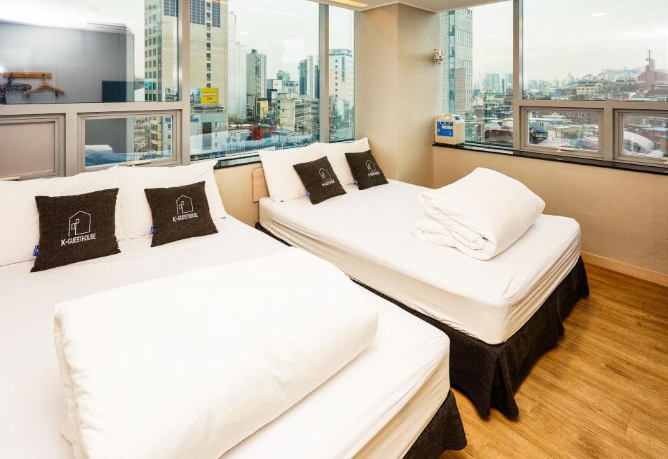 Where to Stay in Dongdaemun, Seoul: Best Hotels Near the DDP (2026) K-Guesthouse Dongdaemun Premium, a budget guesthouse near the wholesale shopping towers