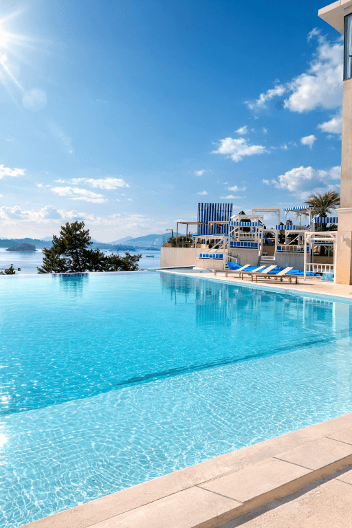 Where to Stay in Yeosu: Best Areas & Hotels for Every Trip (2026) A balcony room with sea views at La Terrace Boutique Resort & Spa in Yeosu