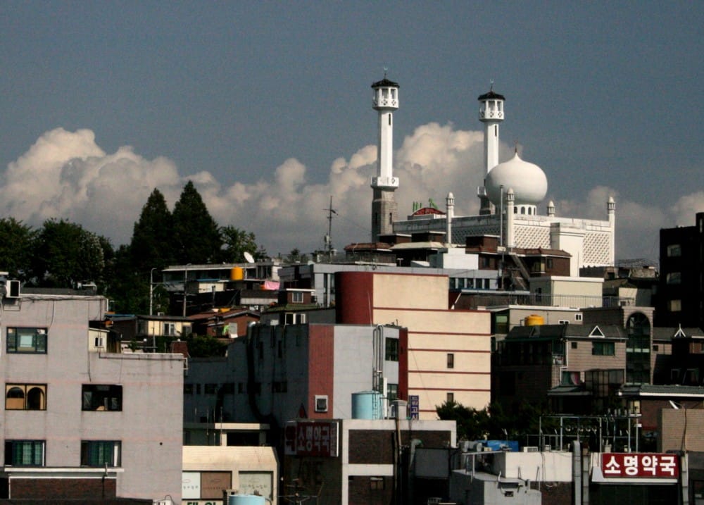 Seoul Central Mosque in Itaewon, the anchor of the halal food in Seoul scene
