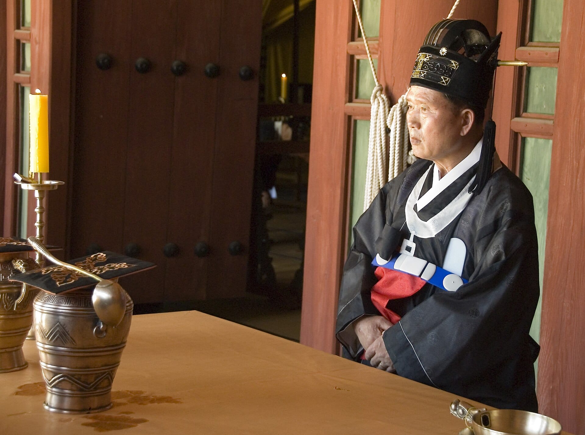 Jongmyo Jeryeak, the royal ancestral ritual music and dance performed at Jongmyo Shrine in Seoul