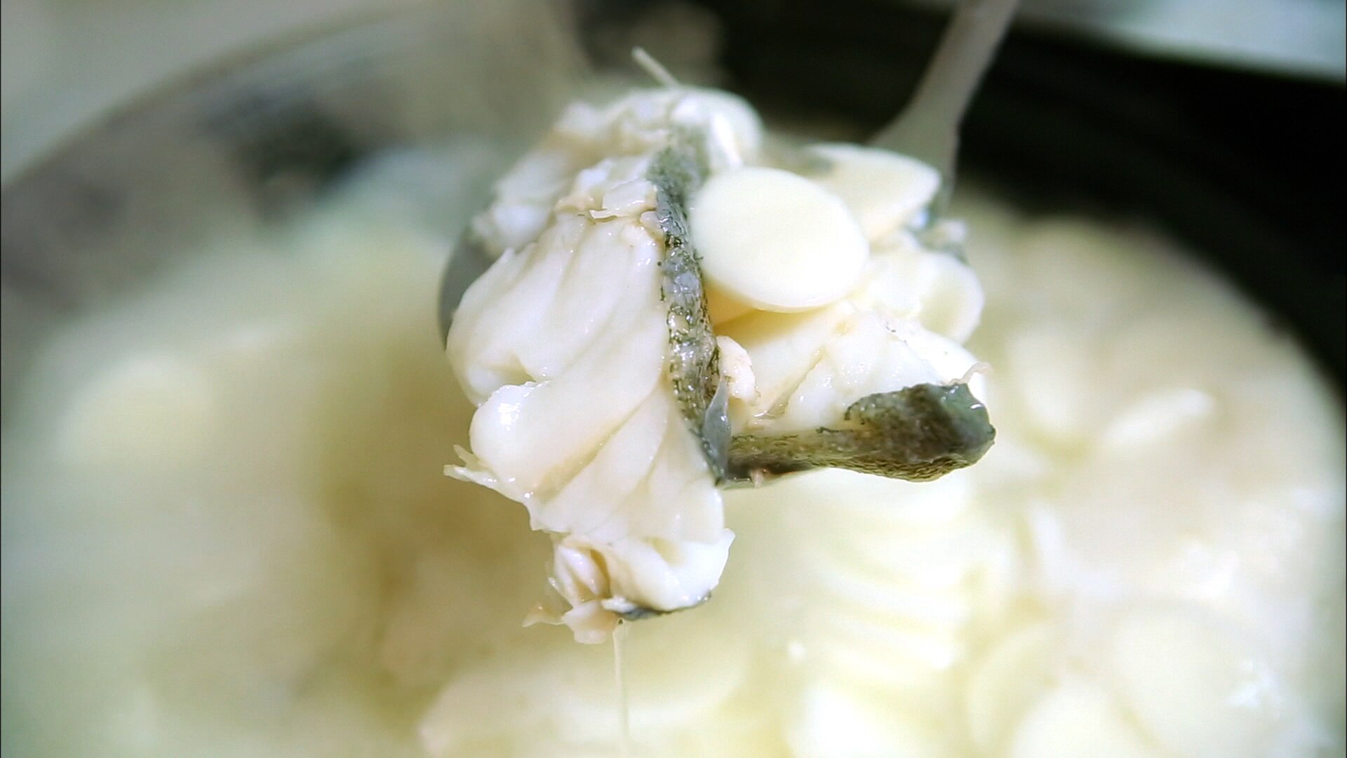 A bowl of tteokguk, the sliced rice cake soup Koreans eat on Lunar New Year morning